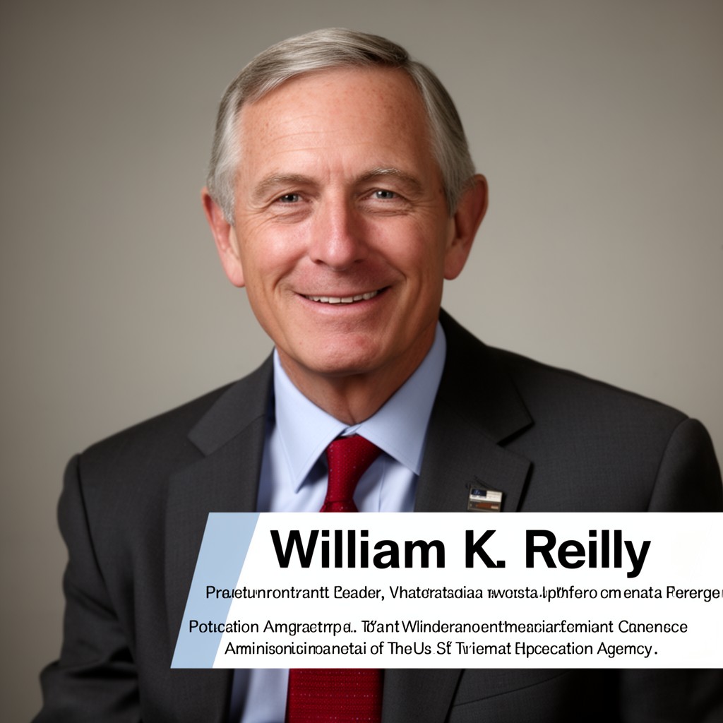 AI-generated illustration of William K. Reilly