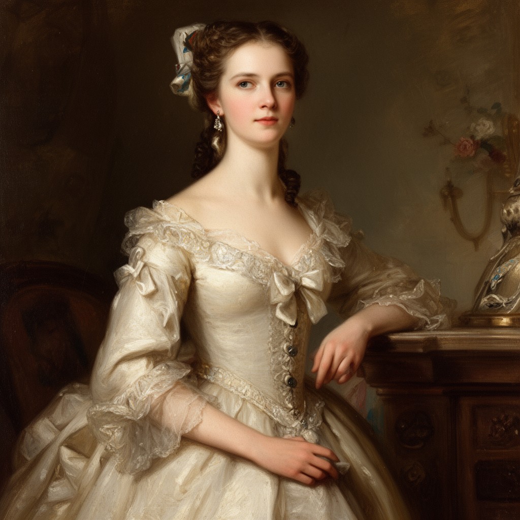 AI-generated illustration of Princess Caroline of Great Britain
