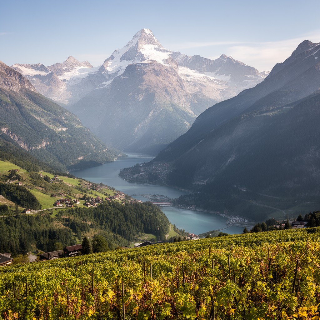AI-generated illustration of Canton of Valais
