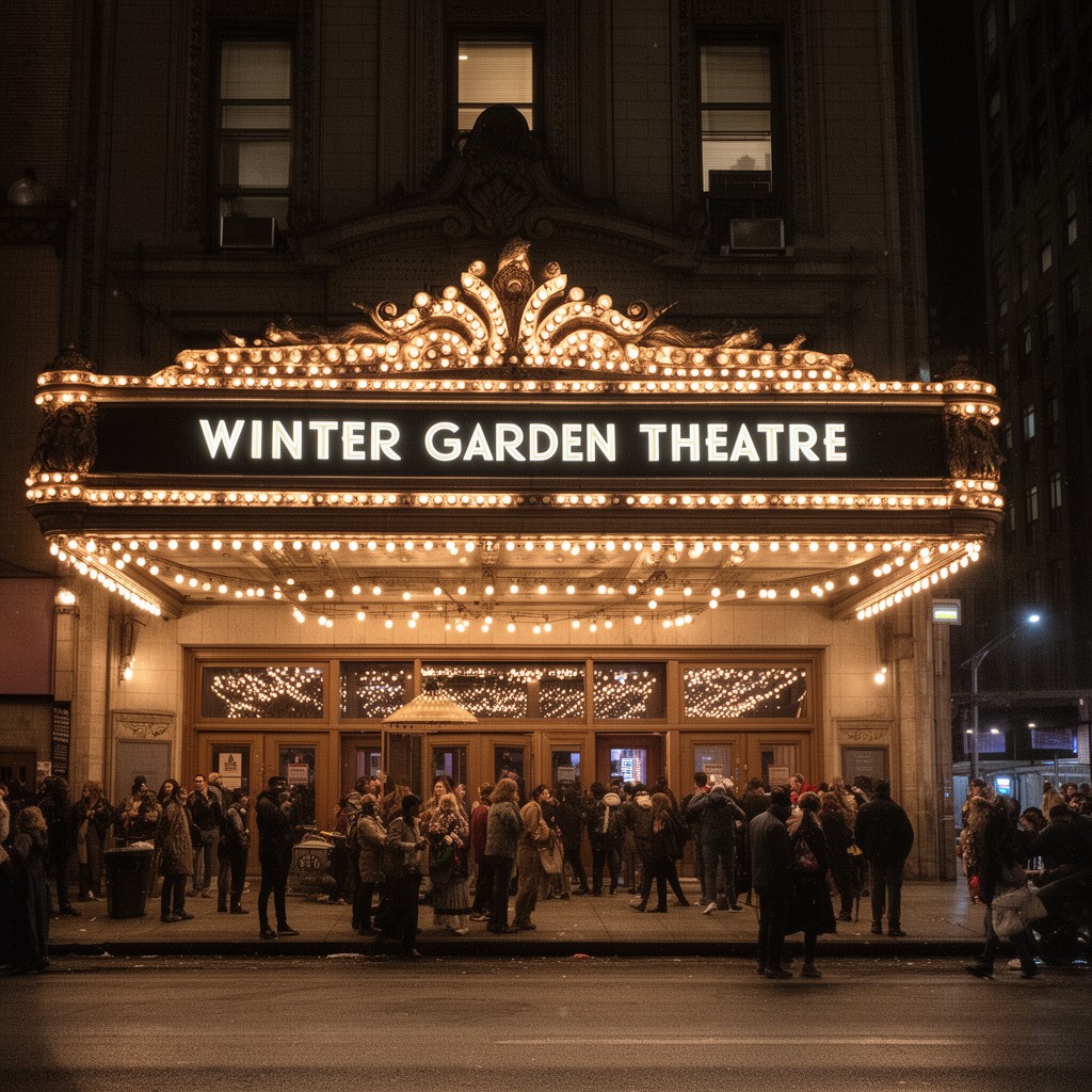 AI-generated illustration of Winter Garden Theatre