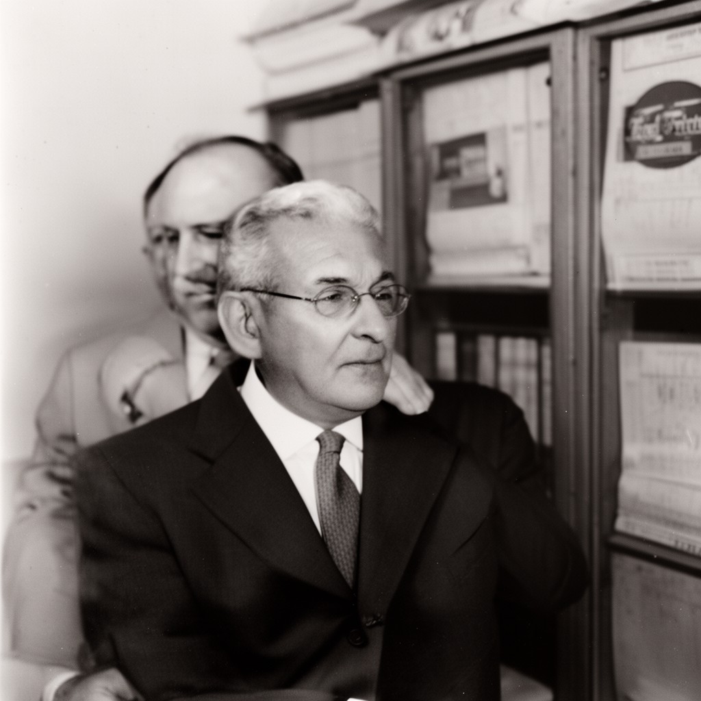 AI-generated illustration of Ford Frick