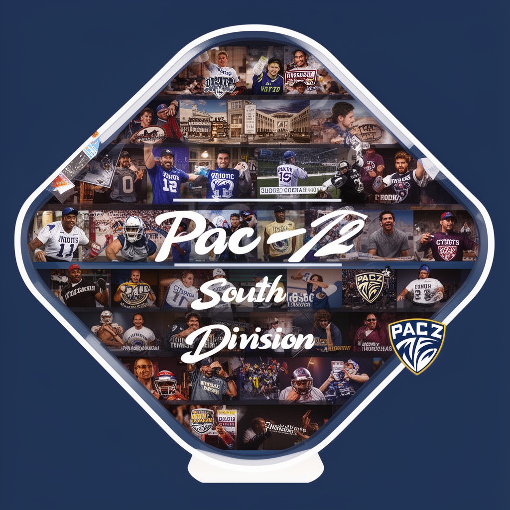 AI-generated illustration of Pac-12 South Division