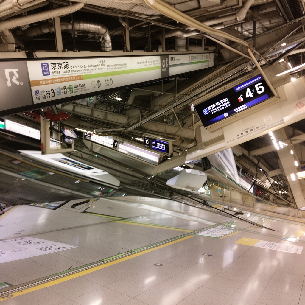 AI-generated illustration of Tokyo Metro Fukutoshin Line