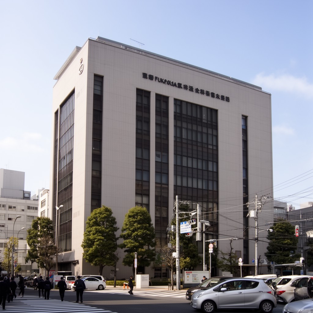 AI-generated illustration of Fukuoka District Public Prosecutors Office