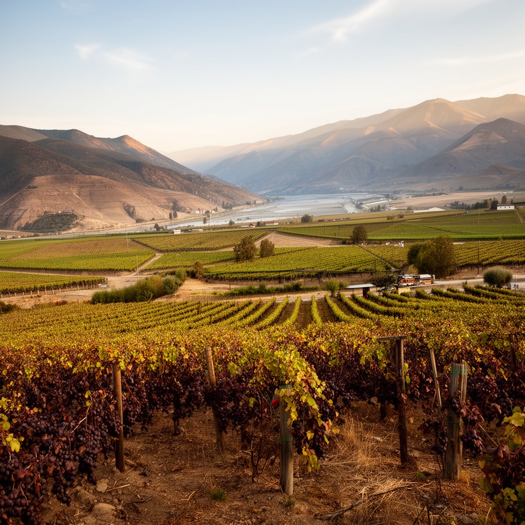AI-generated illustration of Maipo Valley