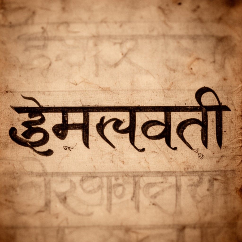 AI-generated illustration of Sharada script