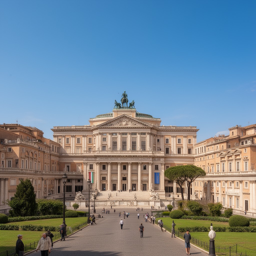 AI-generated illustration of Quirinal Palace