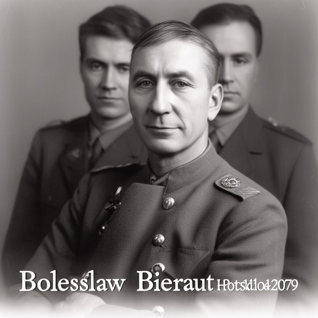 AI-generated illustration of Bolesław Bierut