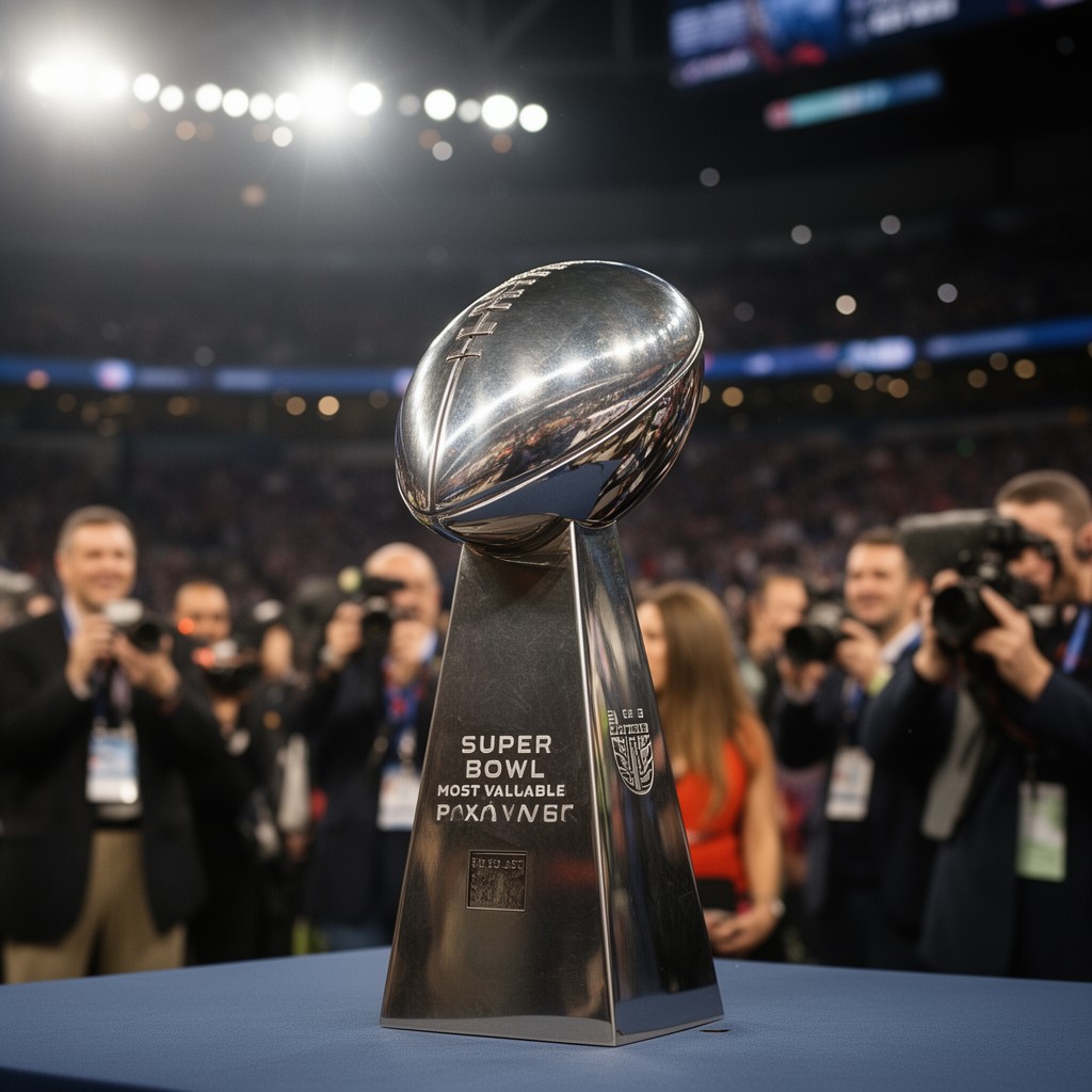 AI-generated illustration of Super Bowl Most Valuable Player Award
