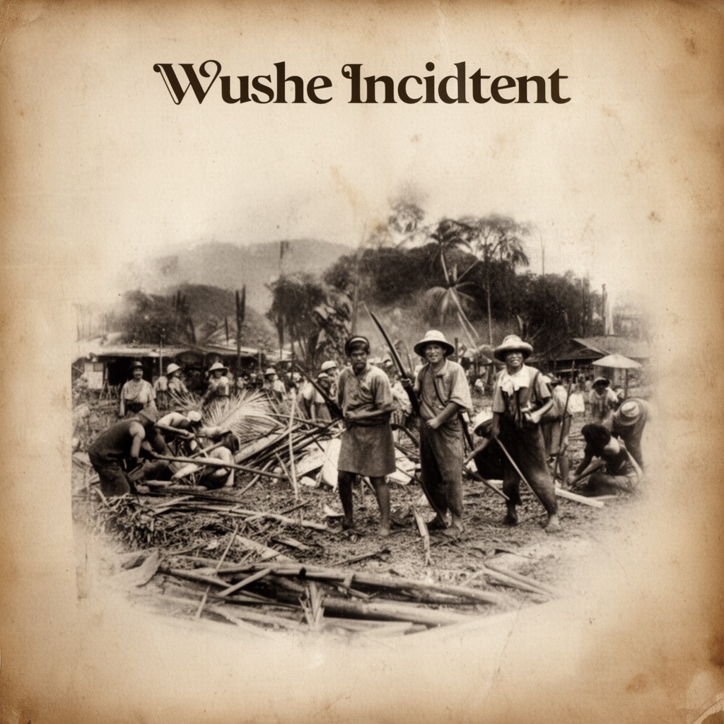 AI-generated illustration of Wushe Incident