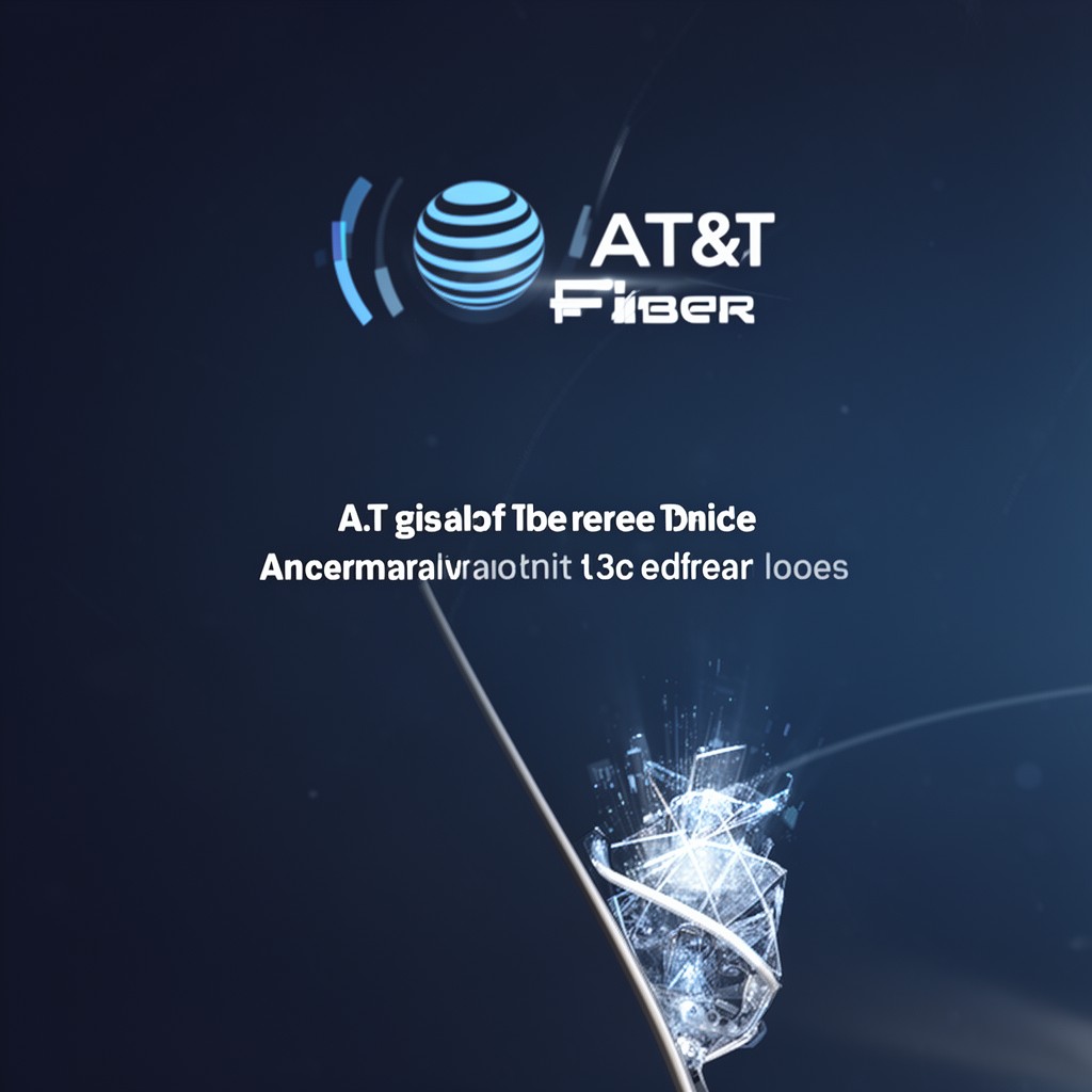 AI-generated illustration of AT&T Fiber