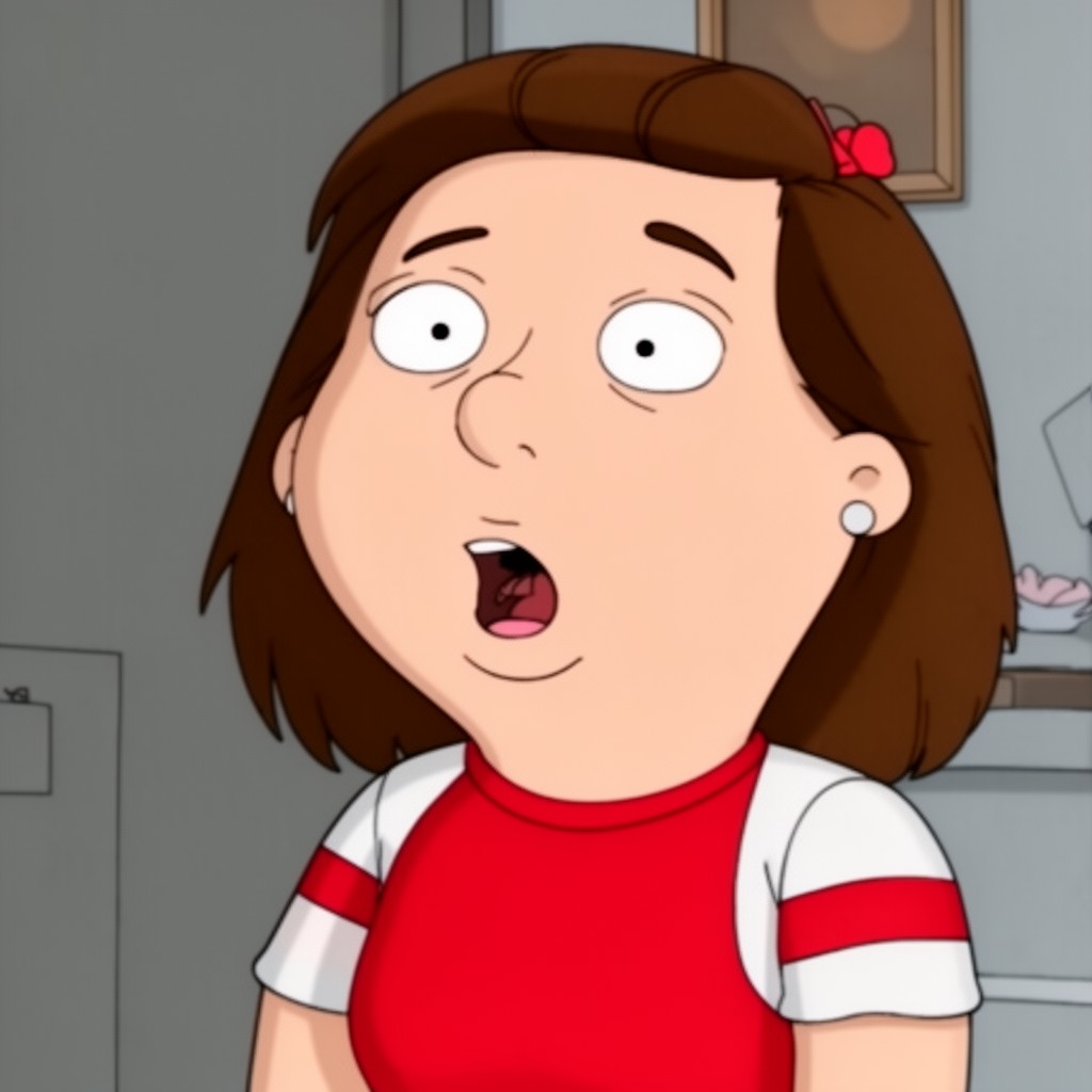 AI-generated illustration of Meg Griffin
