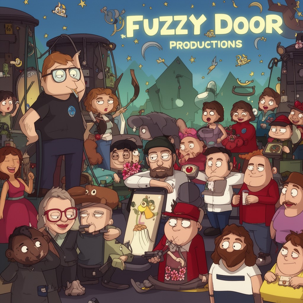 AI-generated illustration of Fuzzy Door Productions