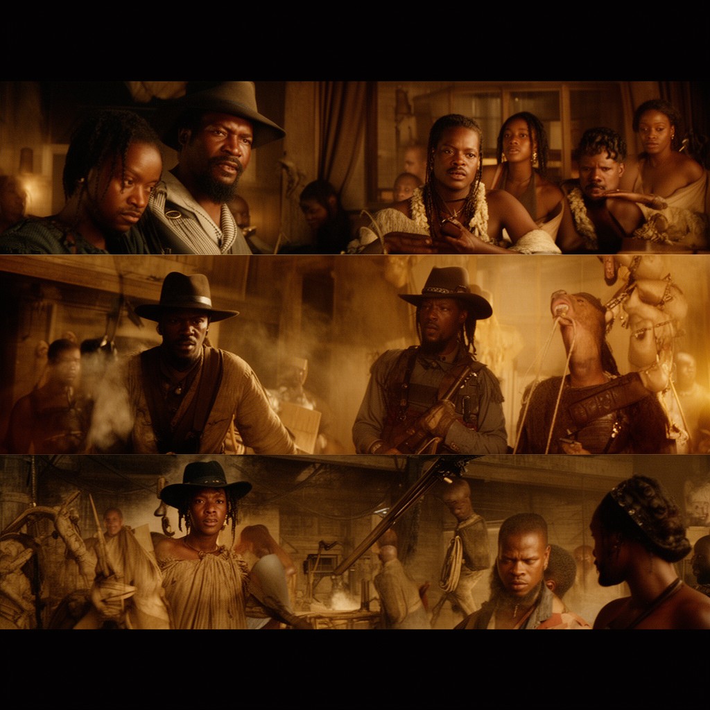 AI-generated illustration of Django Unchained