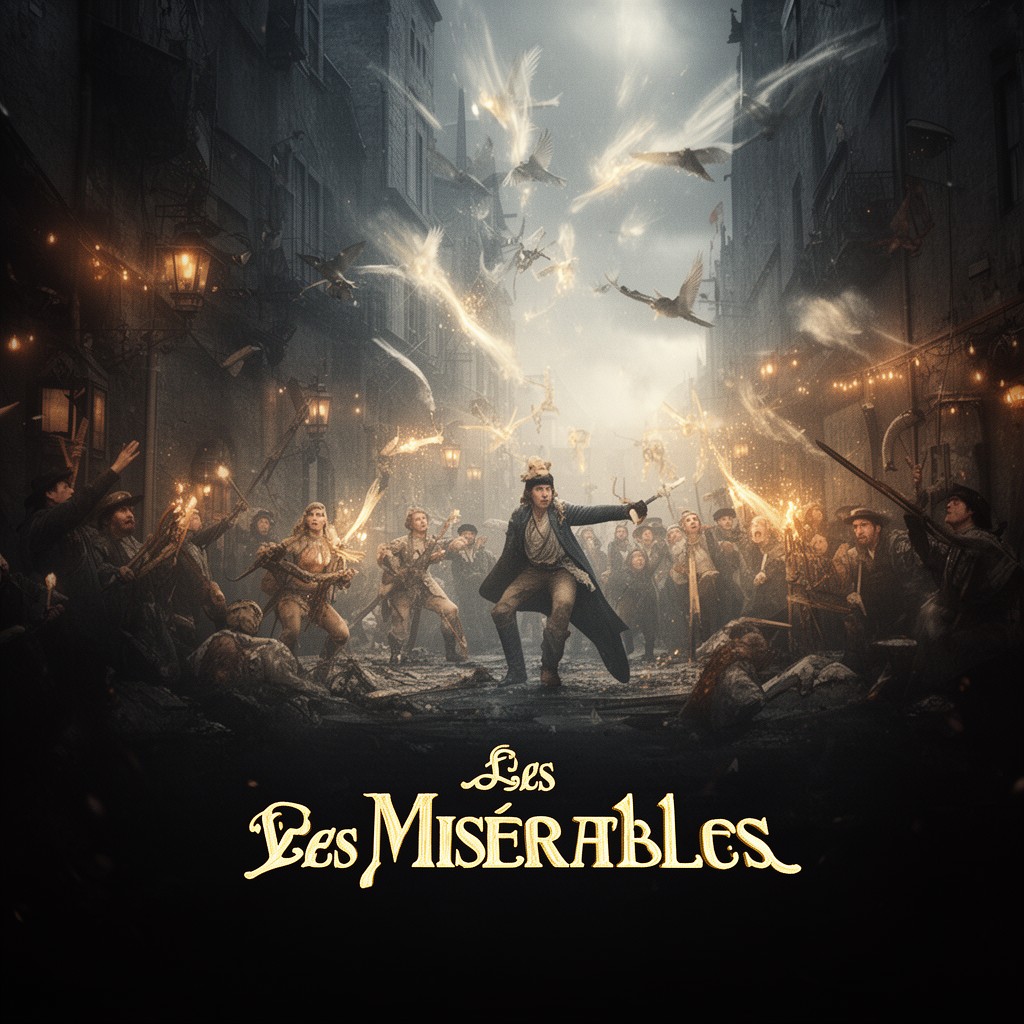 AI-generated illustration of Les Misérables