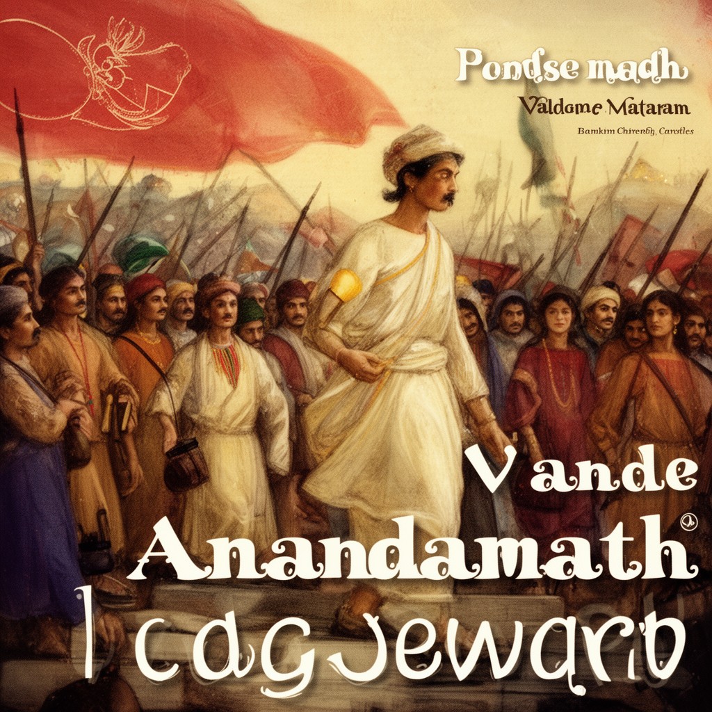 AI-generated illustration of Anandamath