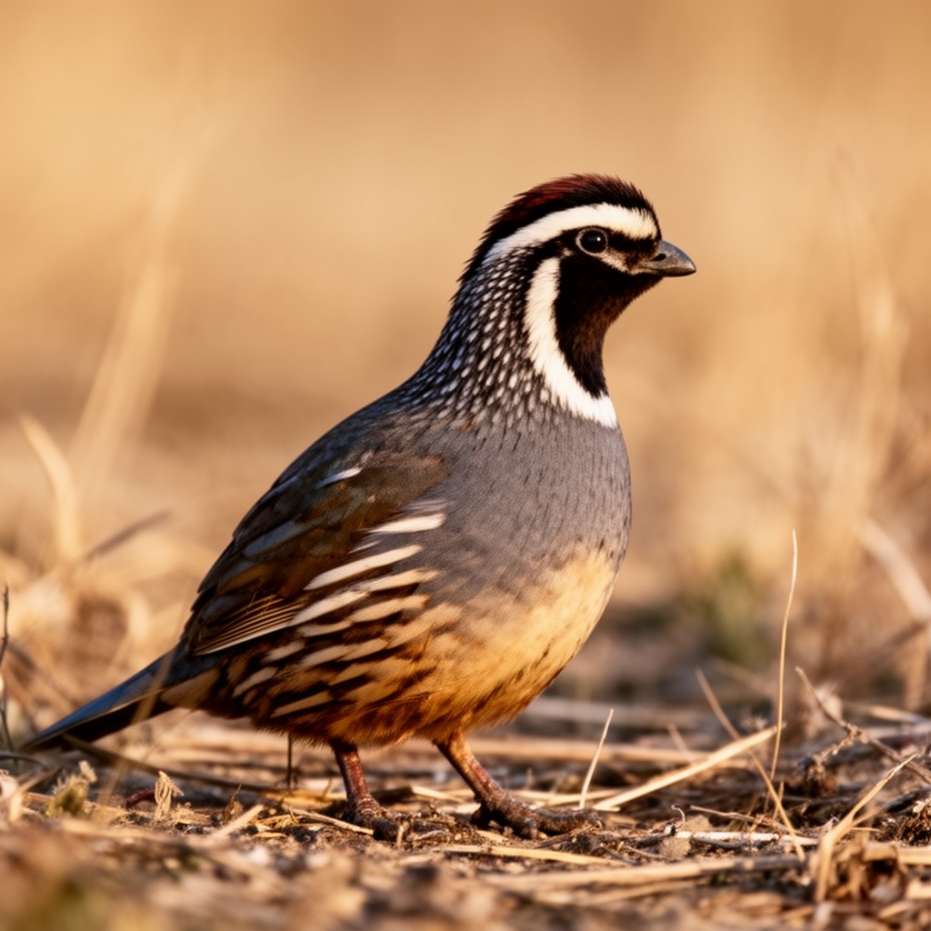 AI-generated illustration of California quail
