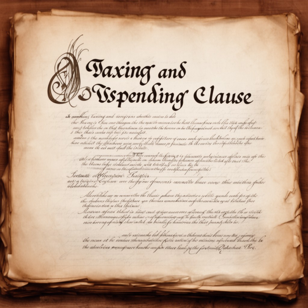 AI-generated illustration of Taxing and Spending Clause