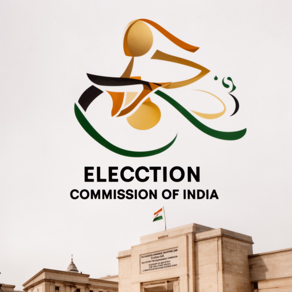 AI-generated illustration of Election Commission of India