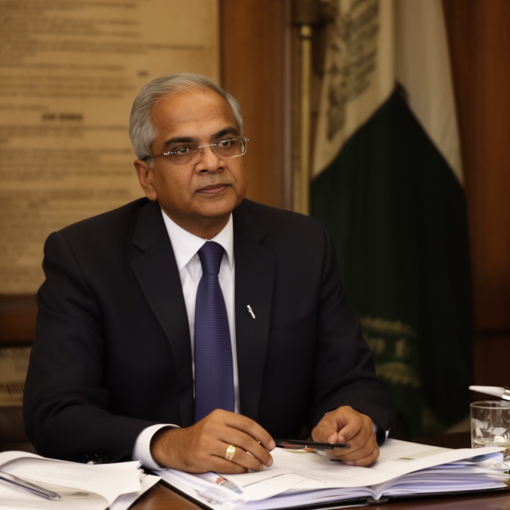 AI-generated illustration of Chief Justice of India