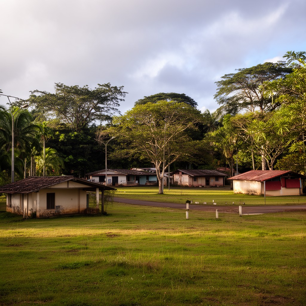 AI-generated illustration of Birán, Holguín Province, Cuba