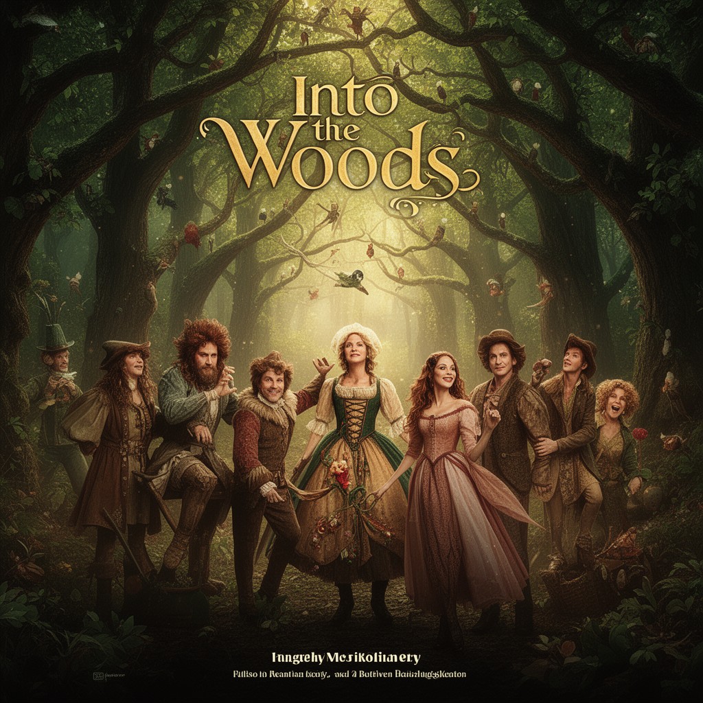 AI-generated illustration of Into the Woods