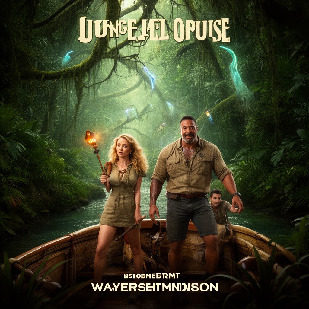 AI-generated illustration of Jungle Cruise