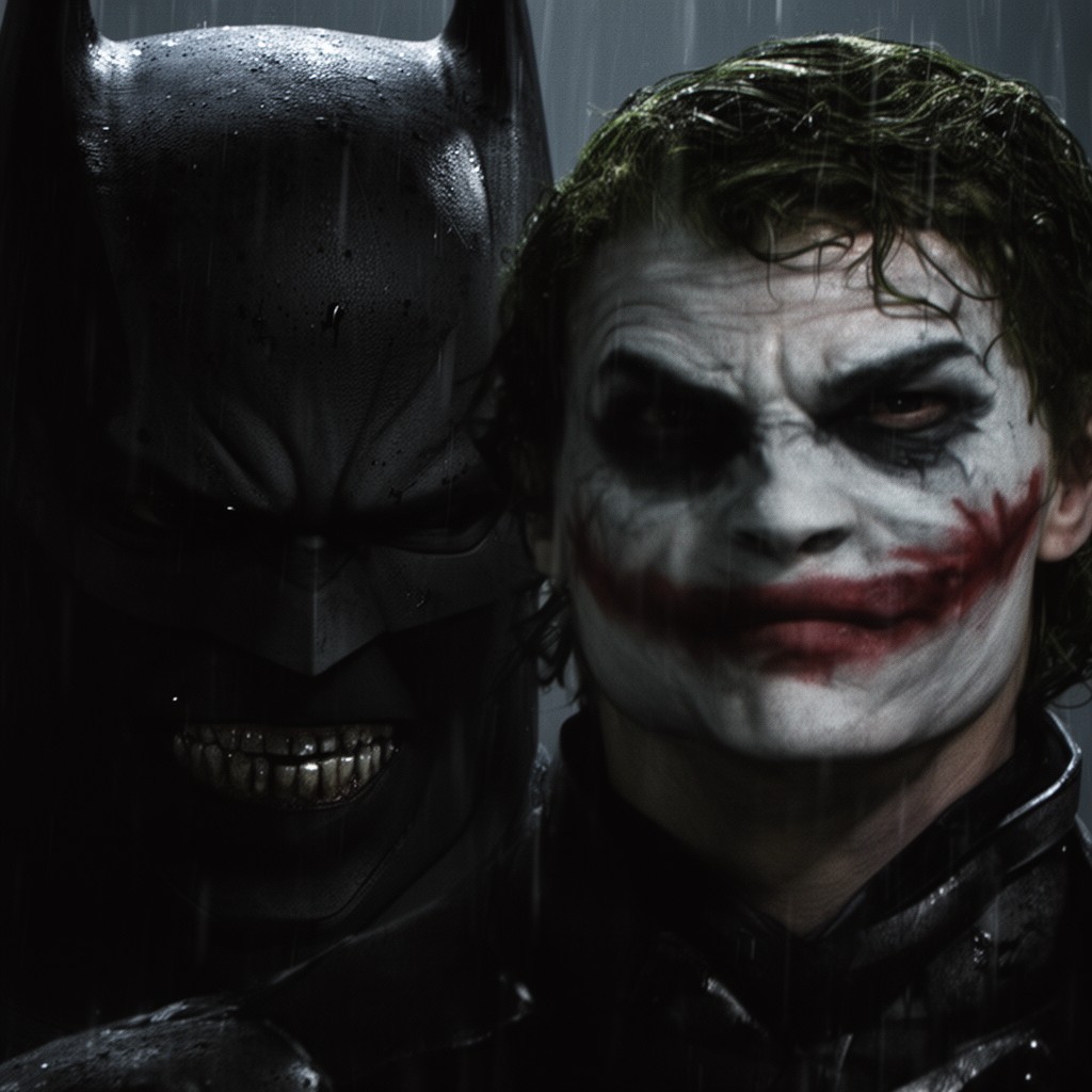 AI-generated illustration of The Dark Knight