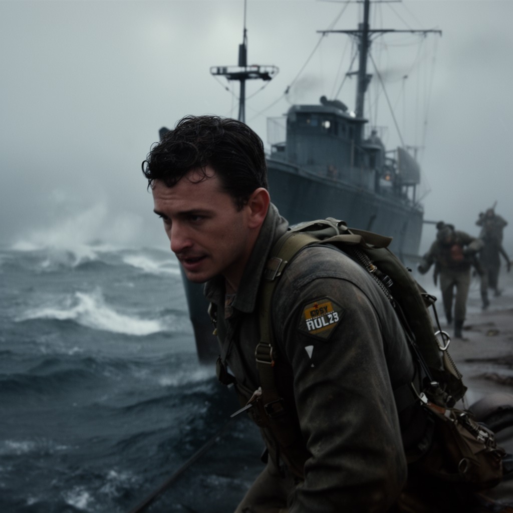 AI-generated illustration of Dunkirk