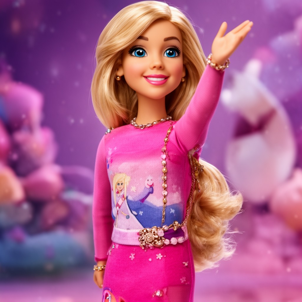 AI-generated illustration of Barbie