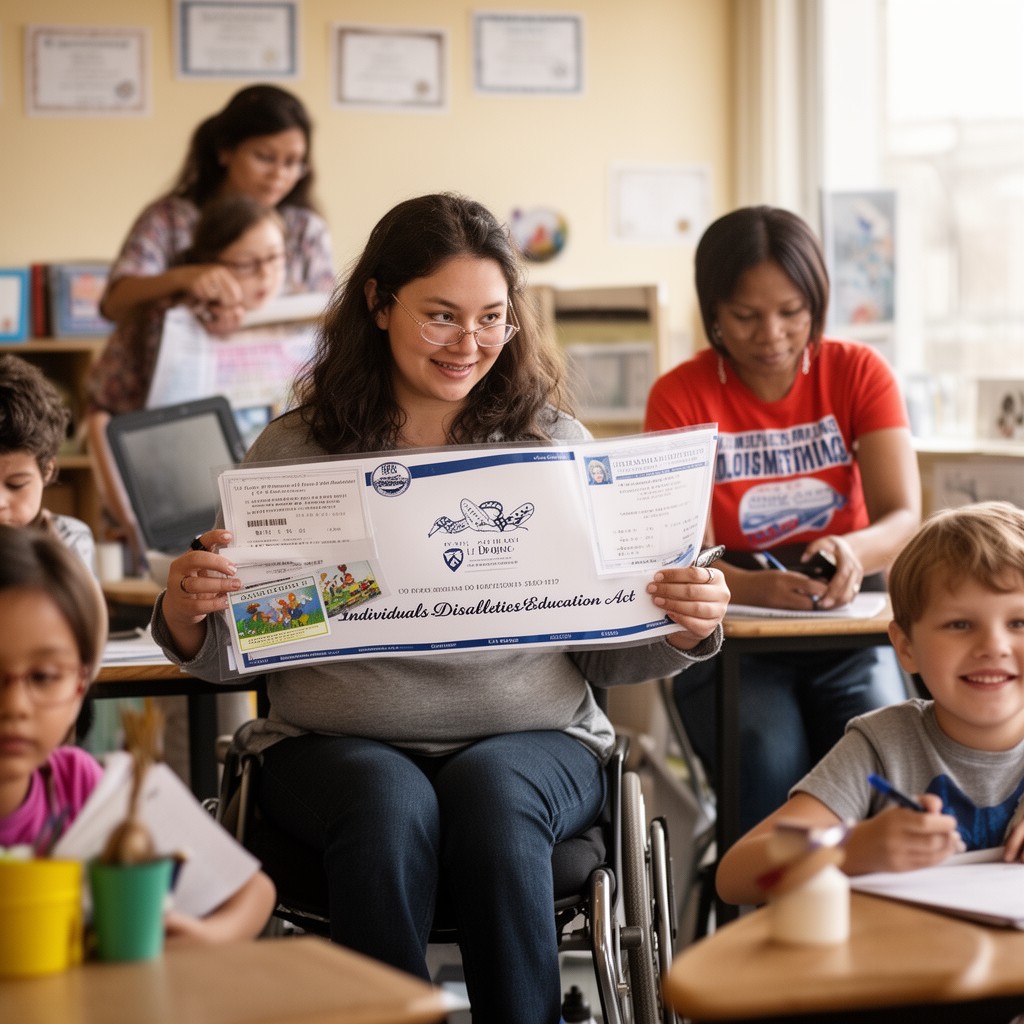 AI-generated illustration of Individuals with Disabilities Education Act (IDEA) grants