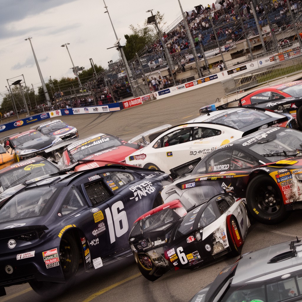 AI-generated illustration of NASCAR