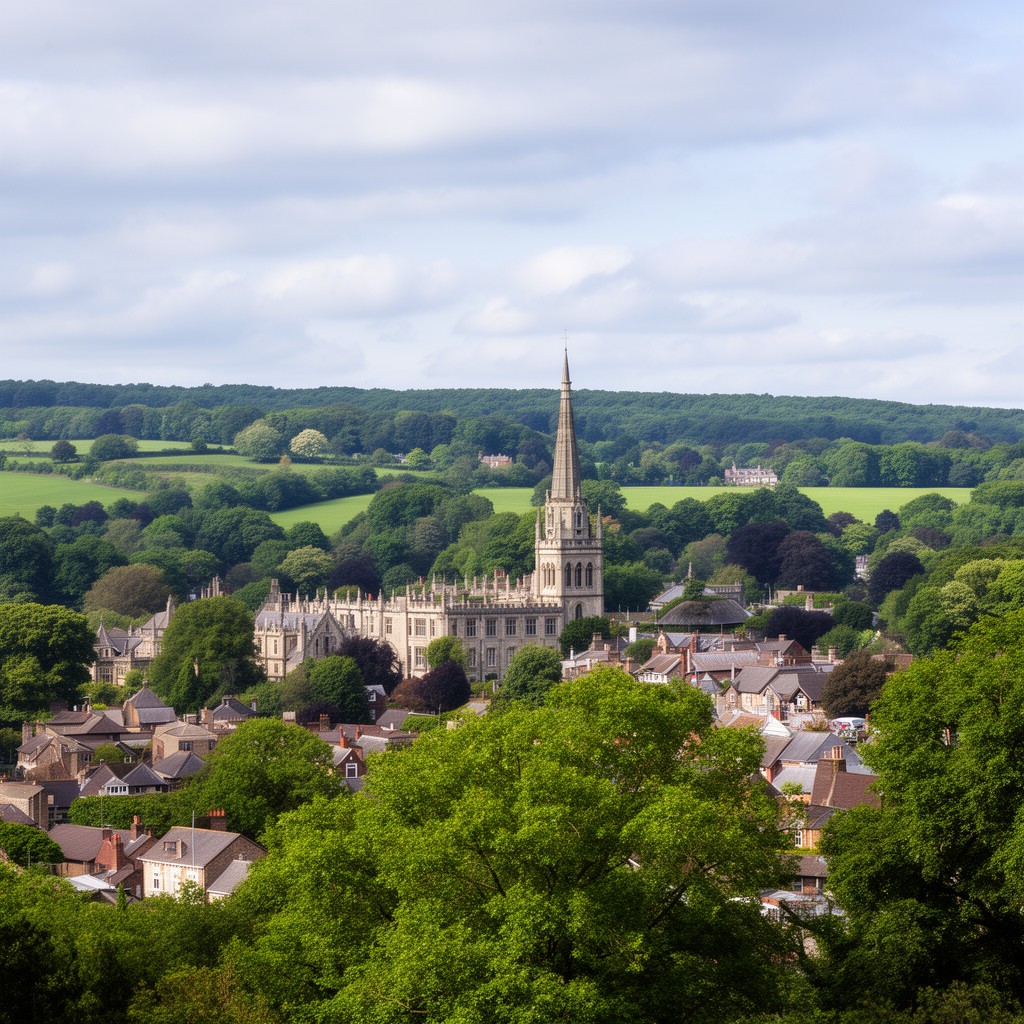 AI-generated illustration of Tunbridge Wells borough