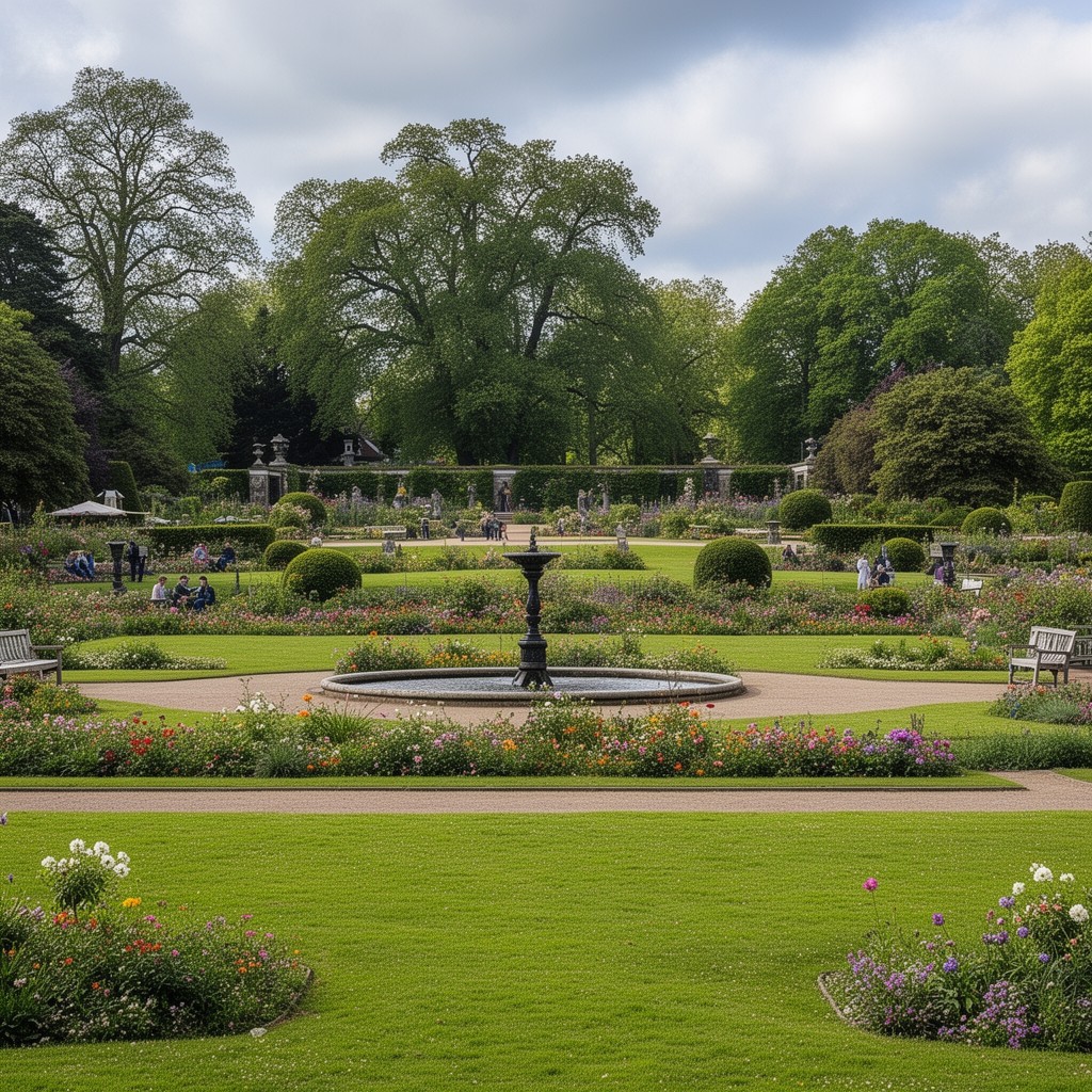 AI-generated illustration of Calverley Grounds