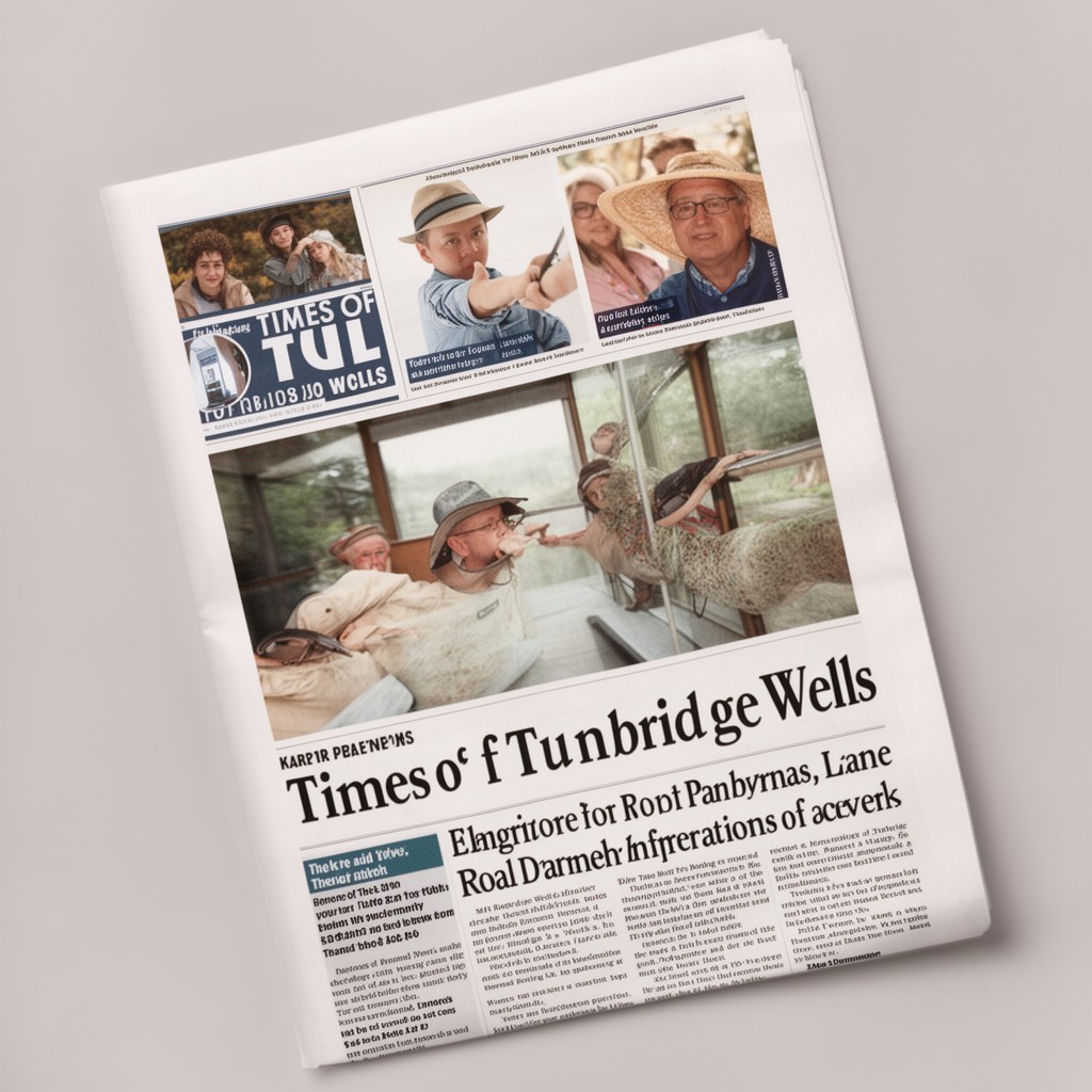 AI-generated illustration of Times of Tunbridge Wells