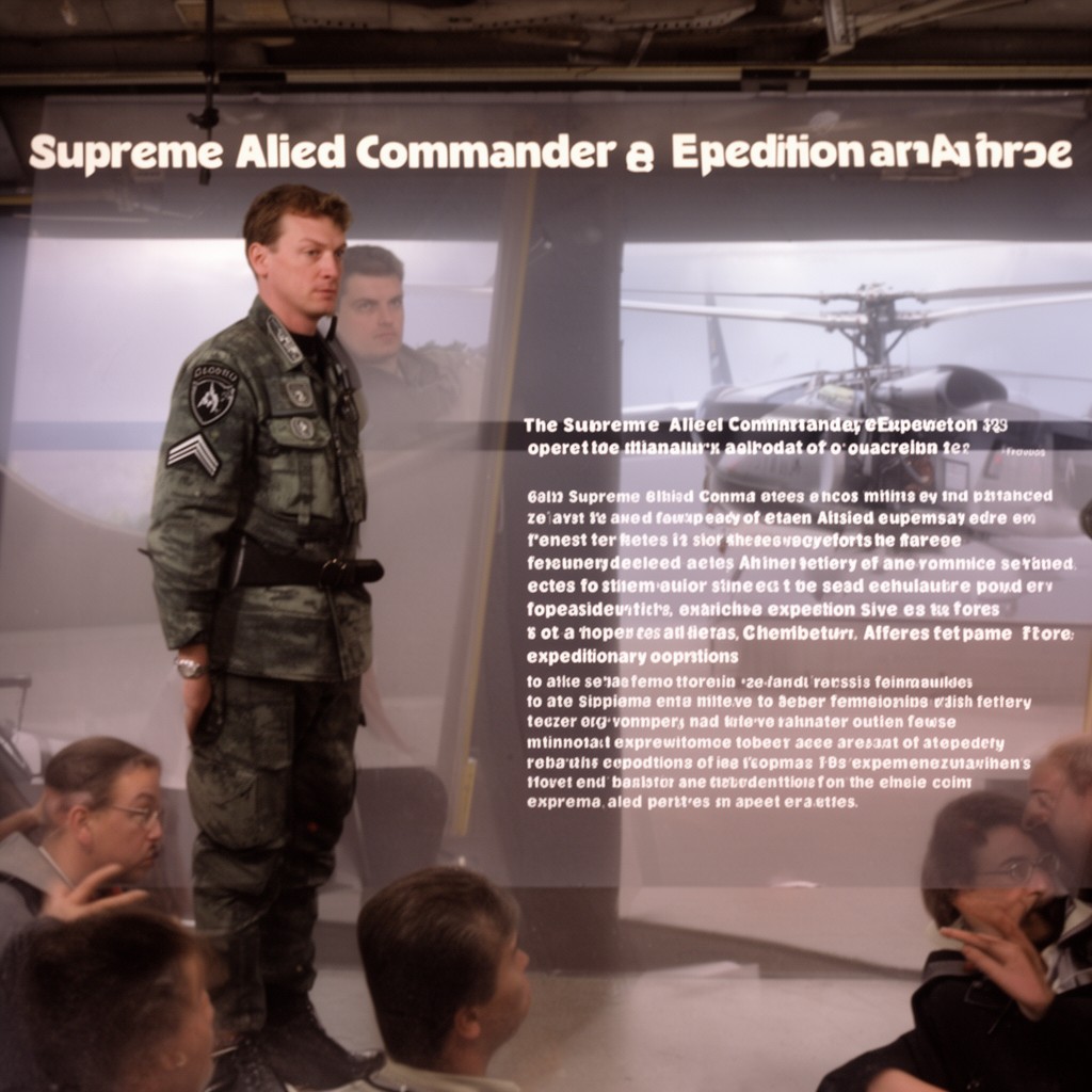 AI-generated illustration of Supreme Allied Commander, Expeditionary Force