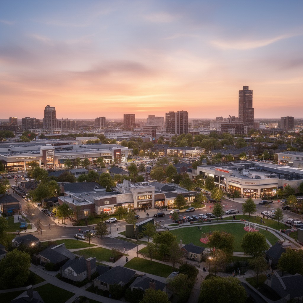 AI-generated illustration of Orland Park, Illinois