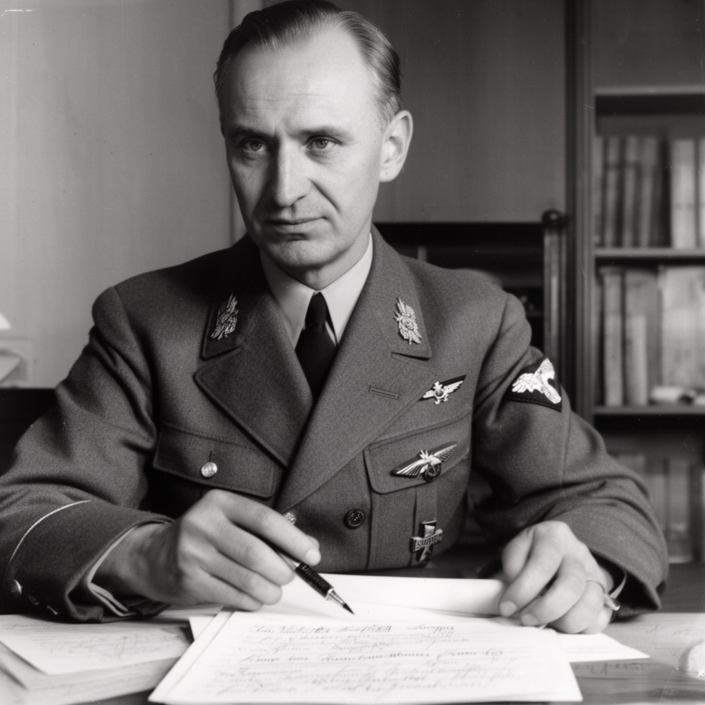 AI-generated illustration of Hans-Jürgen Stumpff
