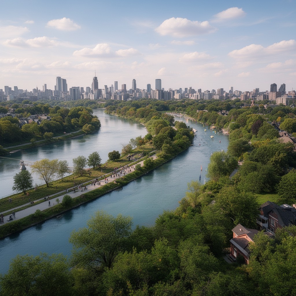 AI-generated illustration of Humber River