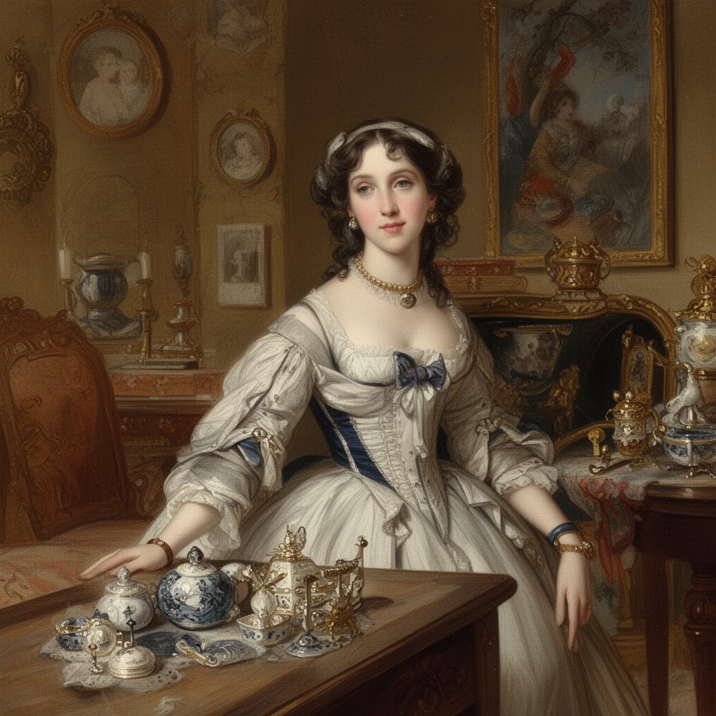 AI-generated illustration of Princess Mary of Great Britain