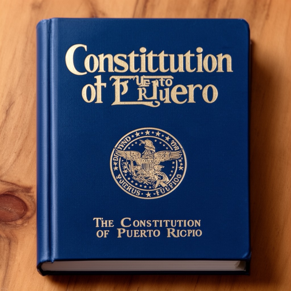 AI-generated illustration of Constitution of Puerto Rico