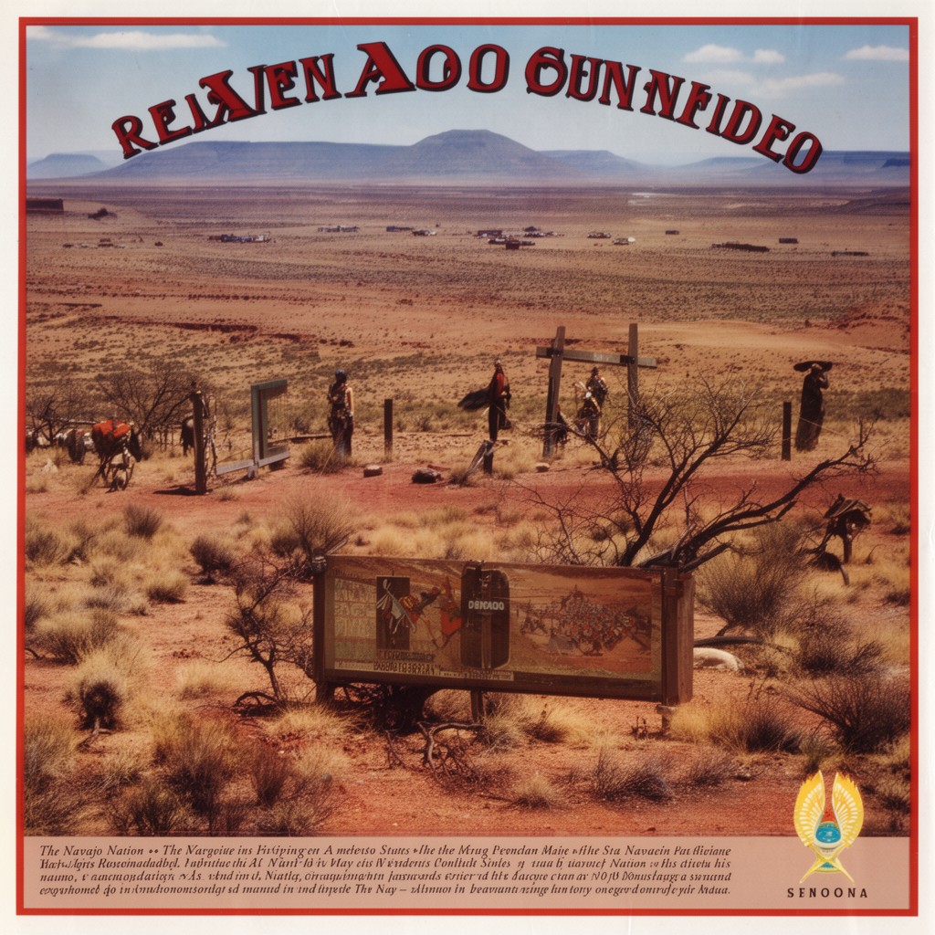 AI-generated illustration of Navajo Nation