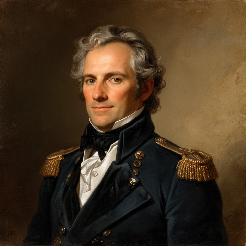 AI-generated illustration of Herman Willem Daendels