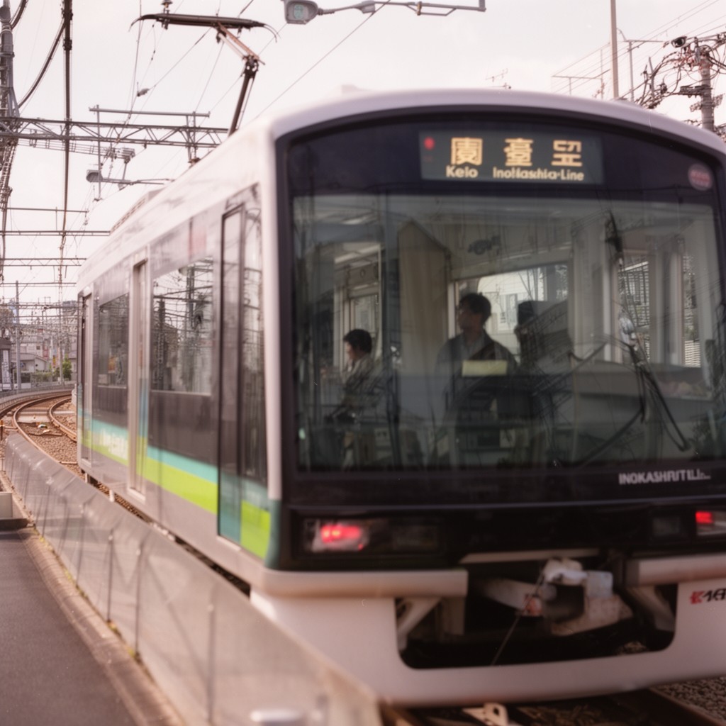 AI-generated illustration of Keio Inokashira Line