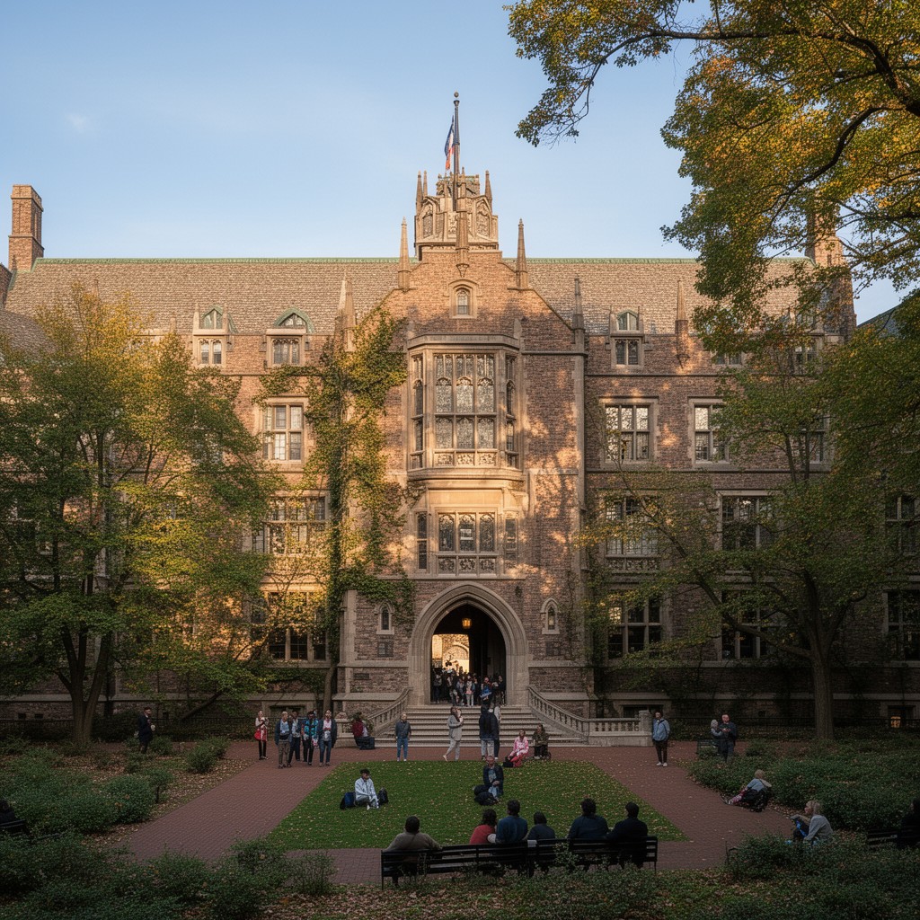 AI-generated illustration of Durfee Hall
