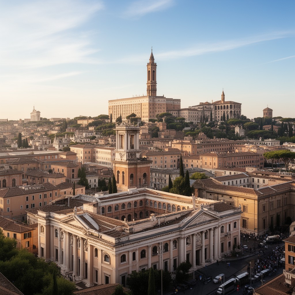 AI-generated illustration of Sapienza University of Rome