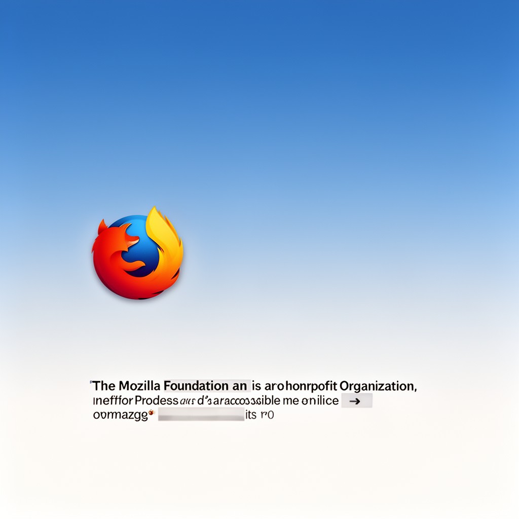 AI-generated illustration of Mozilla Foundation