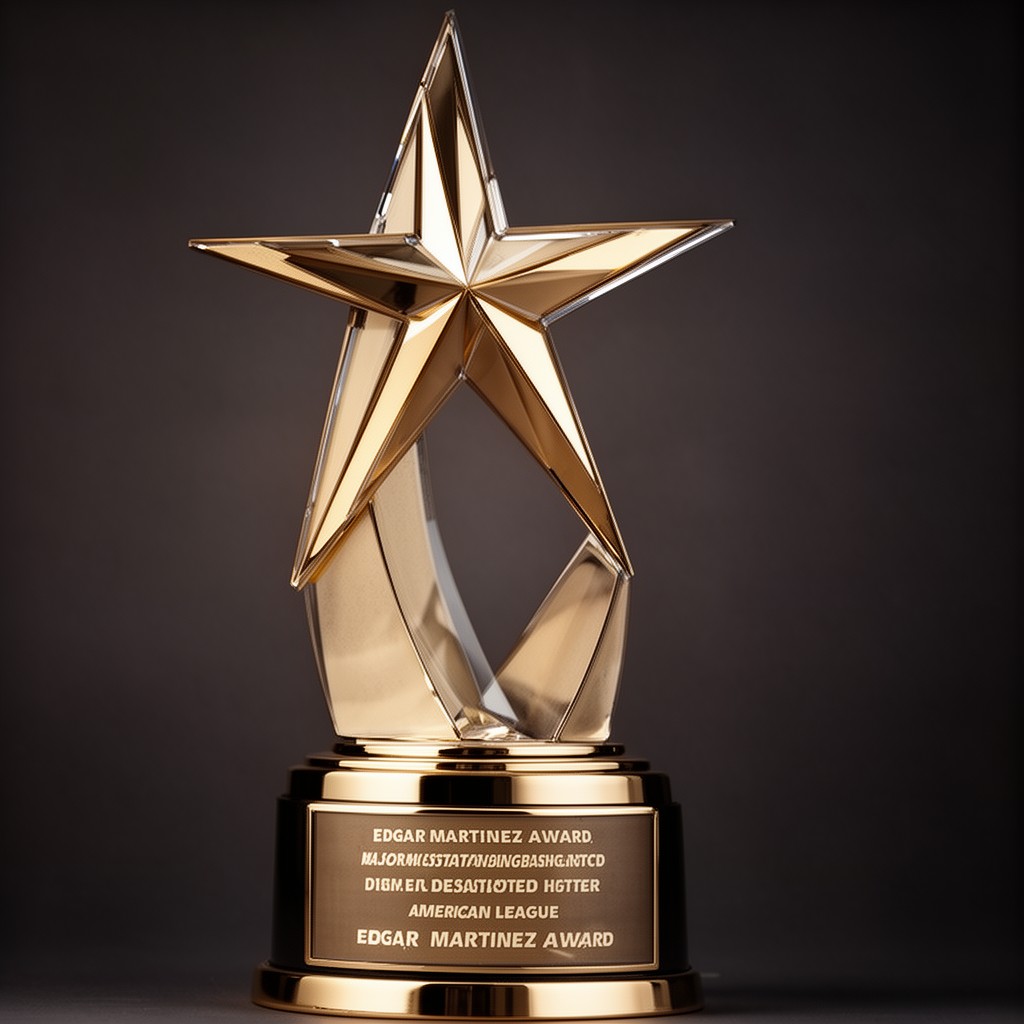 AI-generated illustration of Edgar Martínez Award
