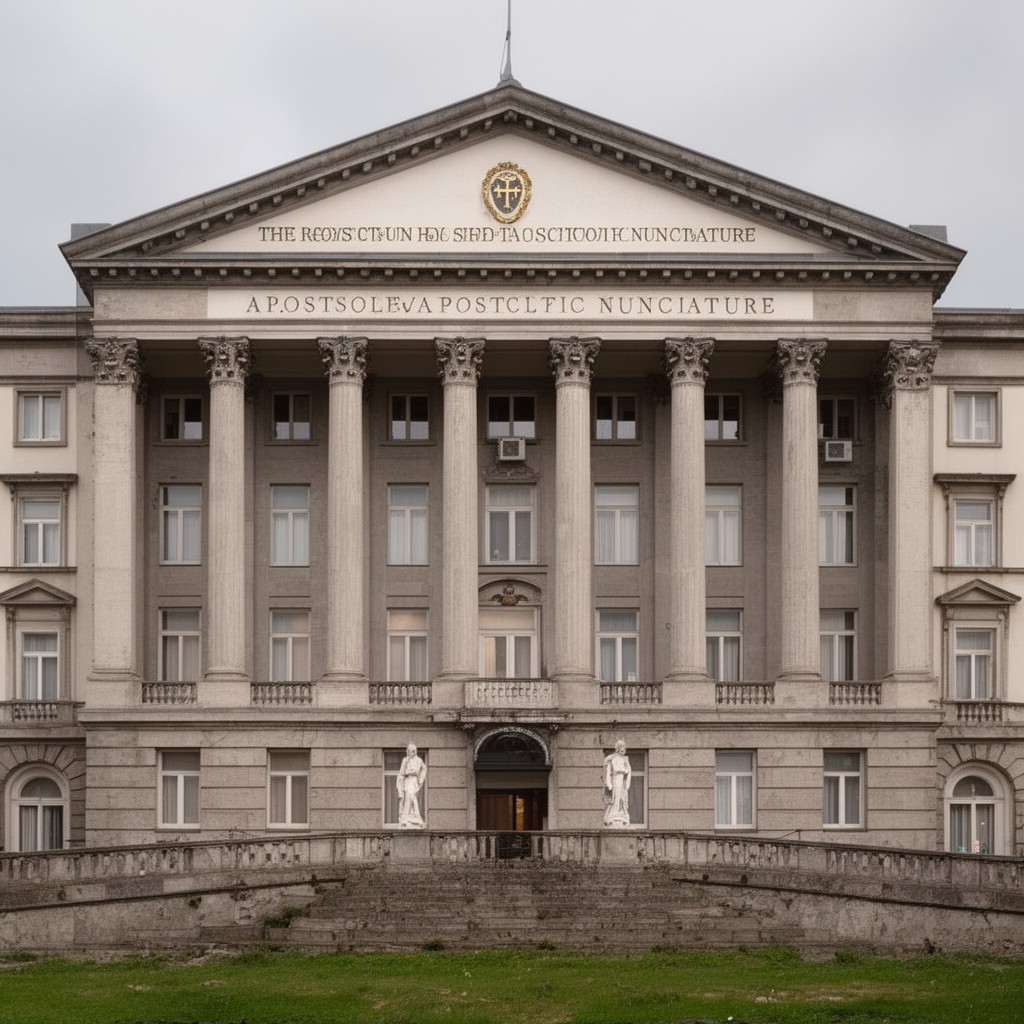 AI-generated illustration of Apostolic Nunciature