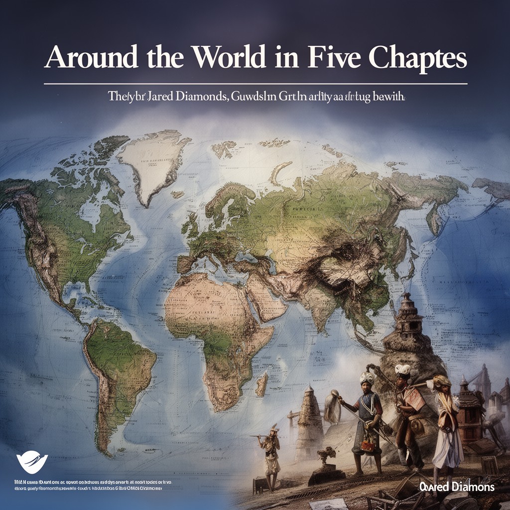 AI-generated illustration of Around the World in Five Chapters